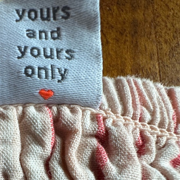 Only•v-neck pinstripe bralette top•women’s large•100% cotton•pink/cream•Old Navy - Picture 5 of 13